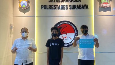 Juru Parkir Nyambi Jualan Sabu Dibekuk Polrestabes Surabaya
